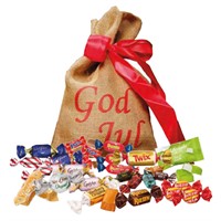 Jutesäck traditionell "God Jul" 25x 40 Lyxblandning 2 kg