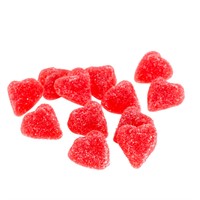 AROMA RÖDA HJÄRTAN SOCKRADE BIB