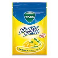 VICKS LEMON& MENTHOL.SF.PÅSE 72 GR