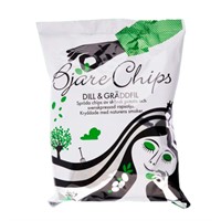 Bjäre Chips Dill och Gräddfil 18 x 200 g