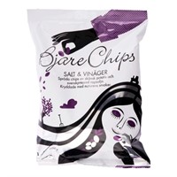 Bjäre Chips Salt och Vinäger 18 x 200 g