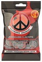 PEACEMÄRKE JORDGUBB/LAKRITS 80G