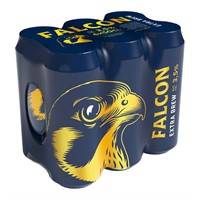 FALCON LJUS LAGER EXTRA BREW  3,5% 6 Pack 50cl (PANT 2KR)