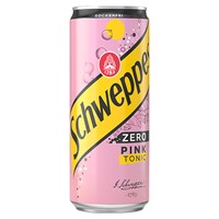 SCHWEPPES PINK TONIC ZERO 33CL NYHET V4 (PANT 2 KR)