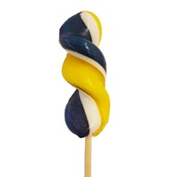SPIRALKLUBBA BLÅB/CITRON 50G