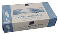 HANDSKE S VINYL POWDERFREE 100 ST ASK