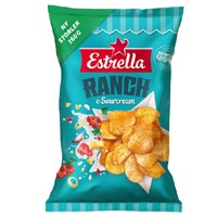RANCH & SOURCREAM CHIPS 24 x 160 g