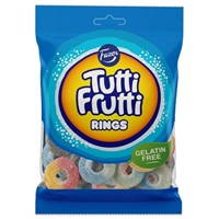 TUTTI FRUTTI RINGS 120G - 24 st