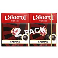 LÄKEROL  SALMIAK obs! 2 PACK 50 GR