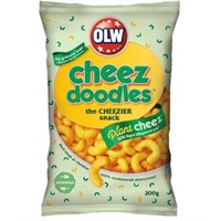 OLW cheez doodles Plant cheez 15 x 200 g