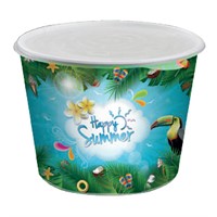 PAPER BUCKET SUMMER 2,5 L inkl lock