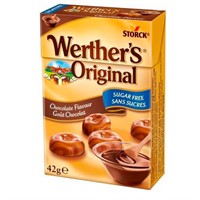 WERTHERS CHOCOL.SOCKERFRI 42G 12st