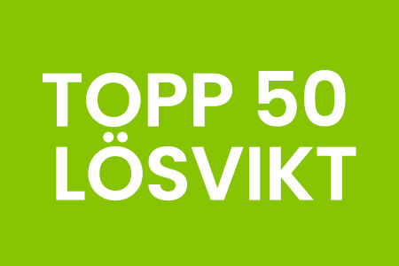 Topp 50 Lösvikt